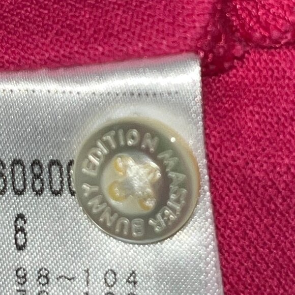 RARE VINTAGE 2010 JAPANESE MASTER BUNNY EDITION WOMEN'S GOLF POLO SHIRT  EUC 6 - Picture 11 of 15